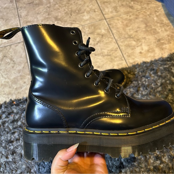 Dr. Martens Jadon boot smooth leather platforms - Picture 3 of 6
